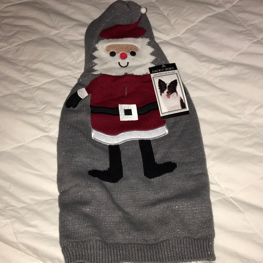 Santa sweater never worn with tags